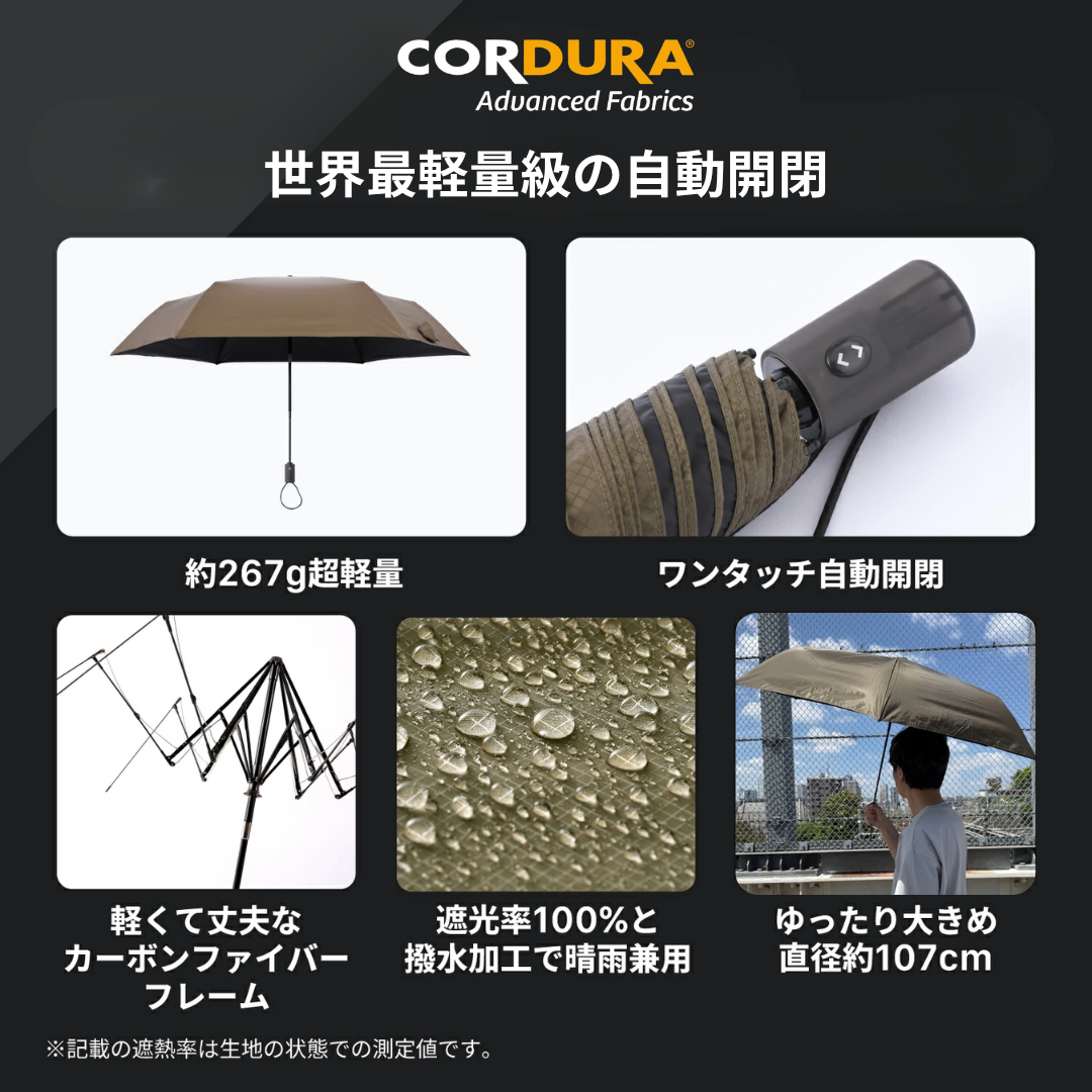CORDURA 晴雨兼用傘
