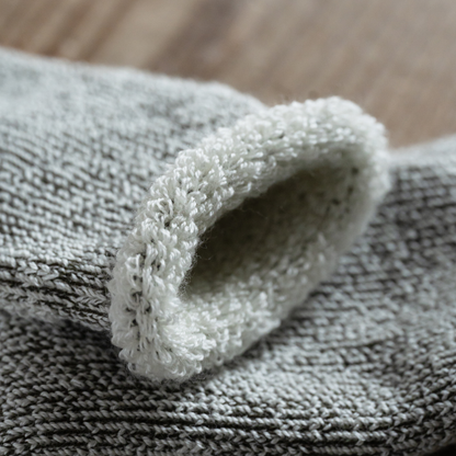 KHAKI 肌心地がいいルームソックス＜アメリカンパイル編み＞