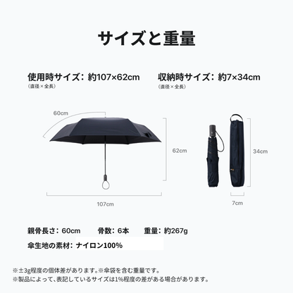 CORDURA 晴雨兼用傘